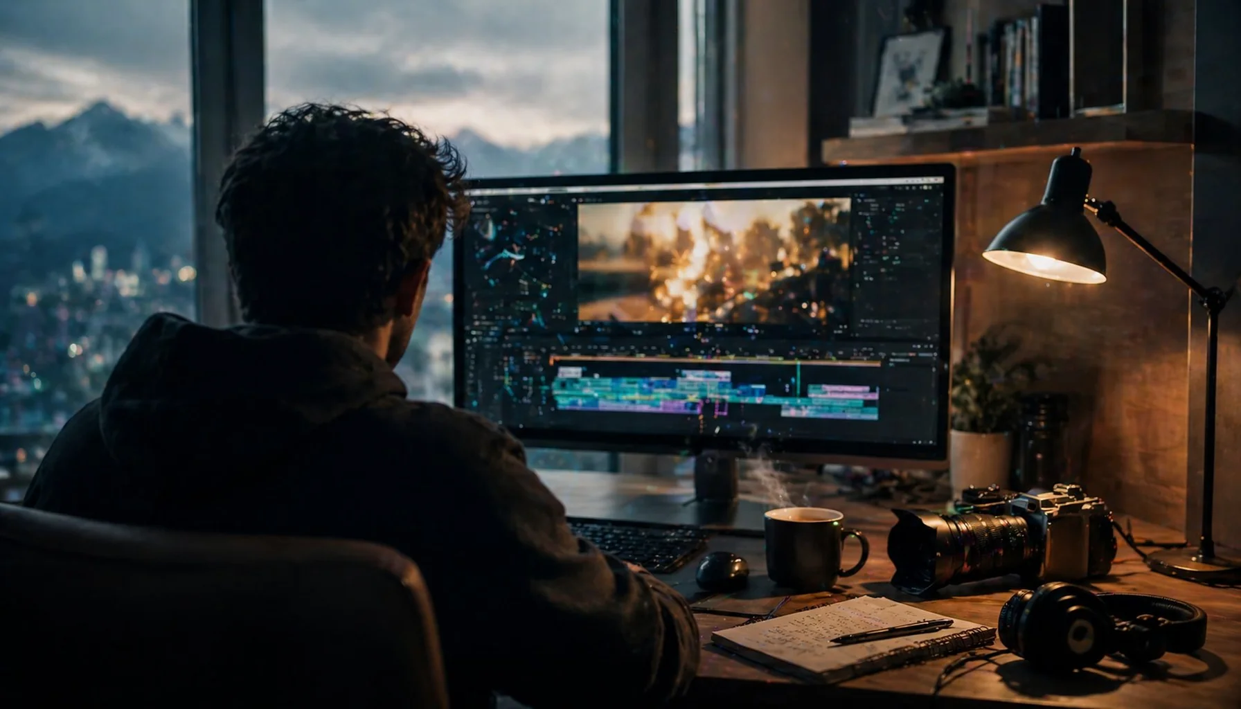 视频创作者使用 AI 视频生成工具进行专业内容制作的工作流